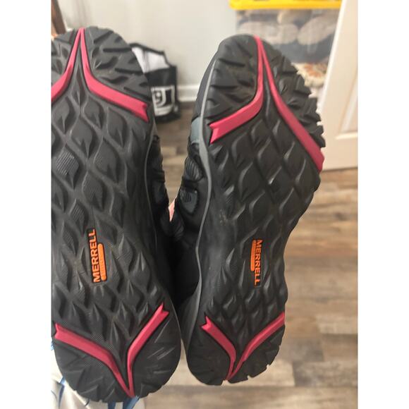 Merrell Siren Sport 2 Women’s Hiking Shoes  Turbulence Gray/Red, Size 7.5 - Picture 8 of 9